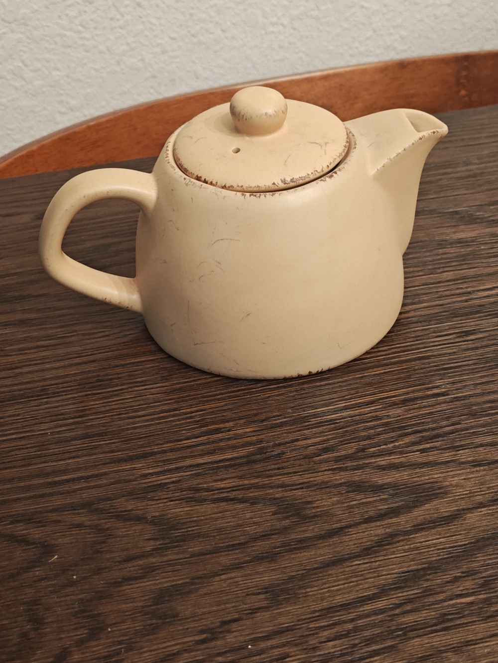 VINTAGE  stoneware teapot